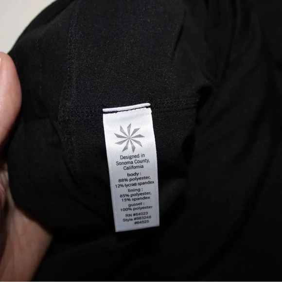 Athleta Trailside Black Tennis Activewear Casual Golf Skort Size Medium Tall - Picture 10 of 14